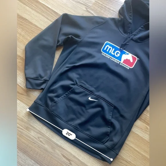 Nike MLG Major League Gaming N3L4 Halo Black Pullover Hoodie size large sweater